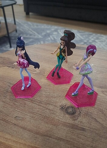 Winx figür oyuncak orjinal 3 lu set