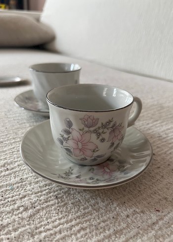 Paşabahçe Pastel Çiçek Desenli Porselen Fincan Takımı