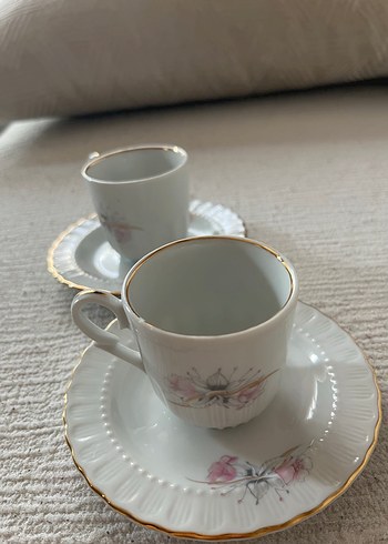 Paşabahçe Pastel Renkli Beyaz Porselen Fincan Takımı