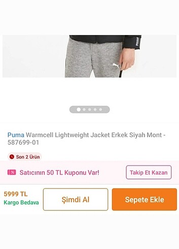 Puma Puma erkek mont