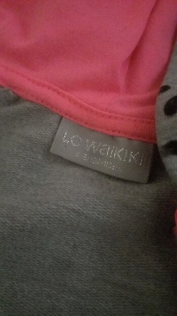 4 Yaş Beden gri Renk Kiz cocuk sweat