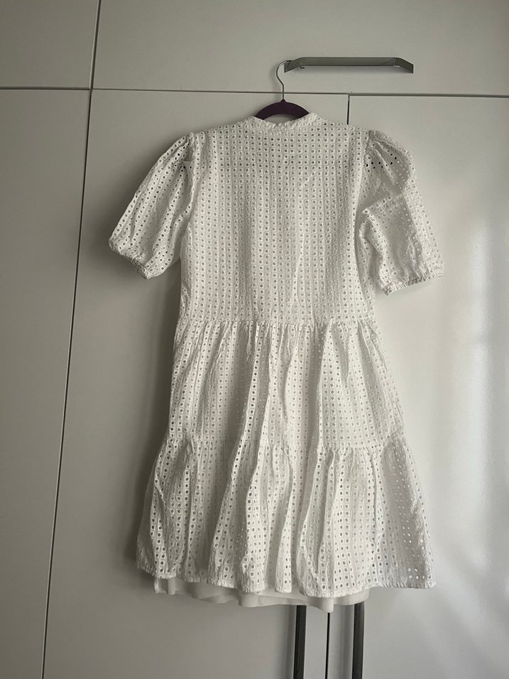 Pamuklu Bohem Nakışlı Midi Elbise - Görsel 3