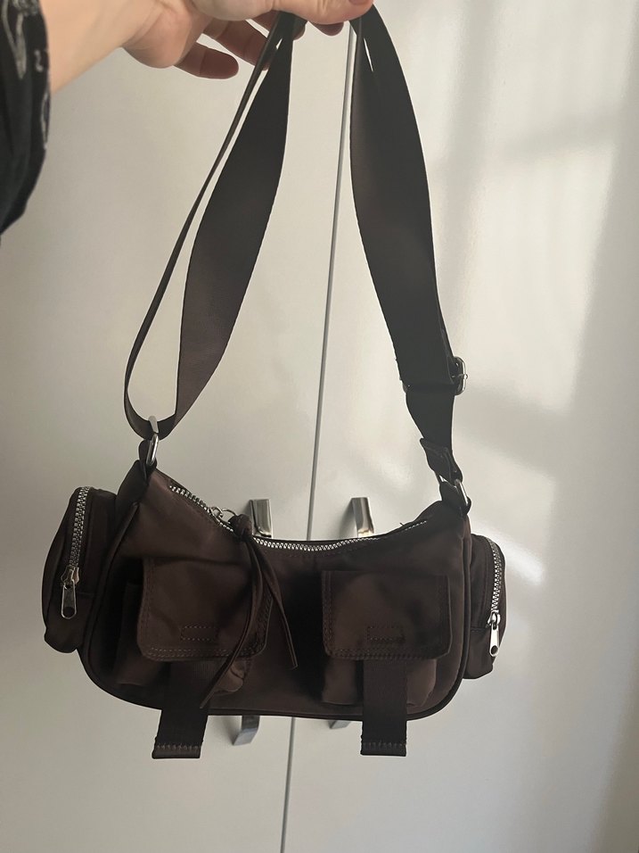 Kahverengi Kemerli Kadın Çanta - Görsel 3