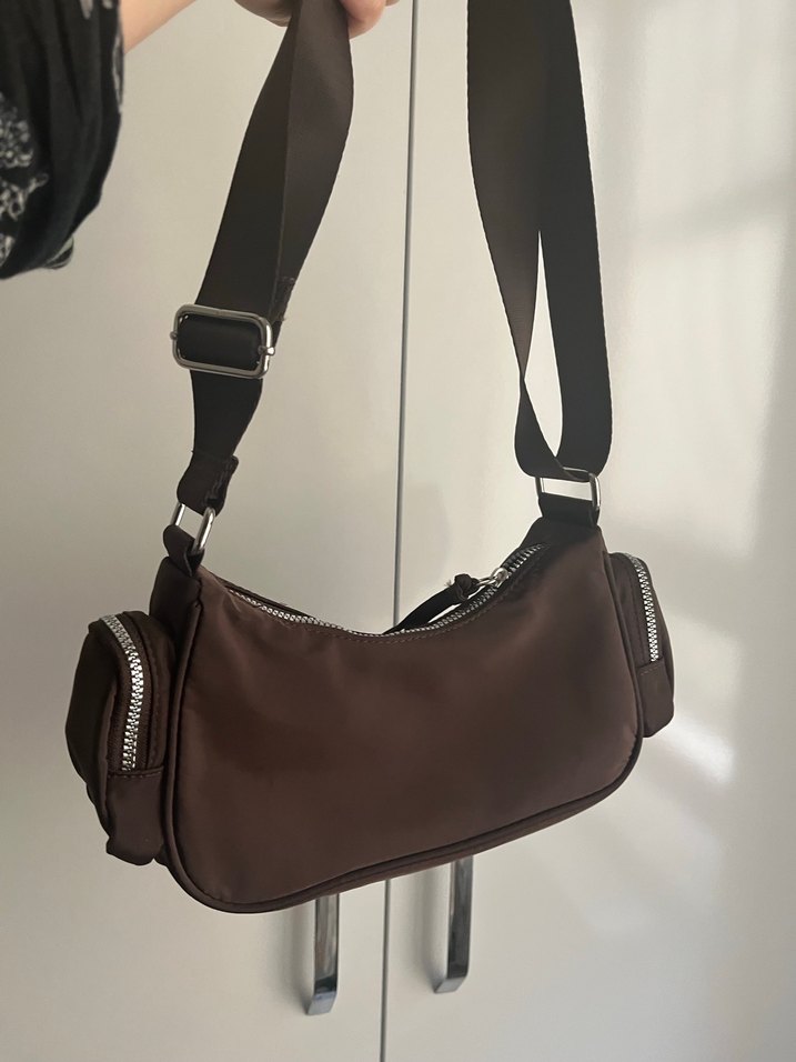 Kahverengi Kemerli Kadın Çanta - Görsel 4