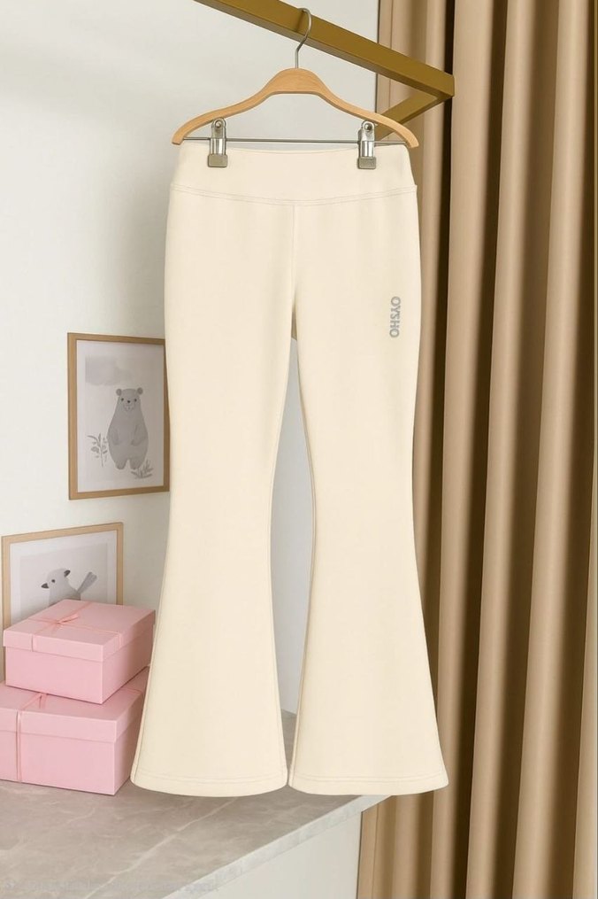 Bej Rahat Kesim Kumaş Pantolon - Görsel 2