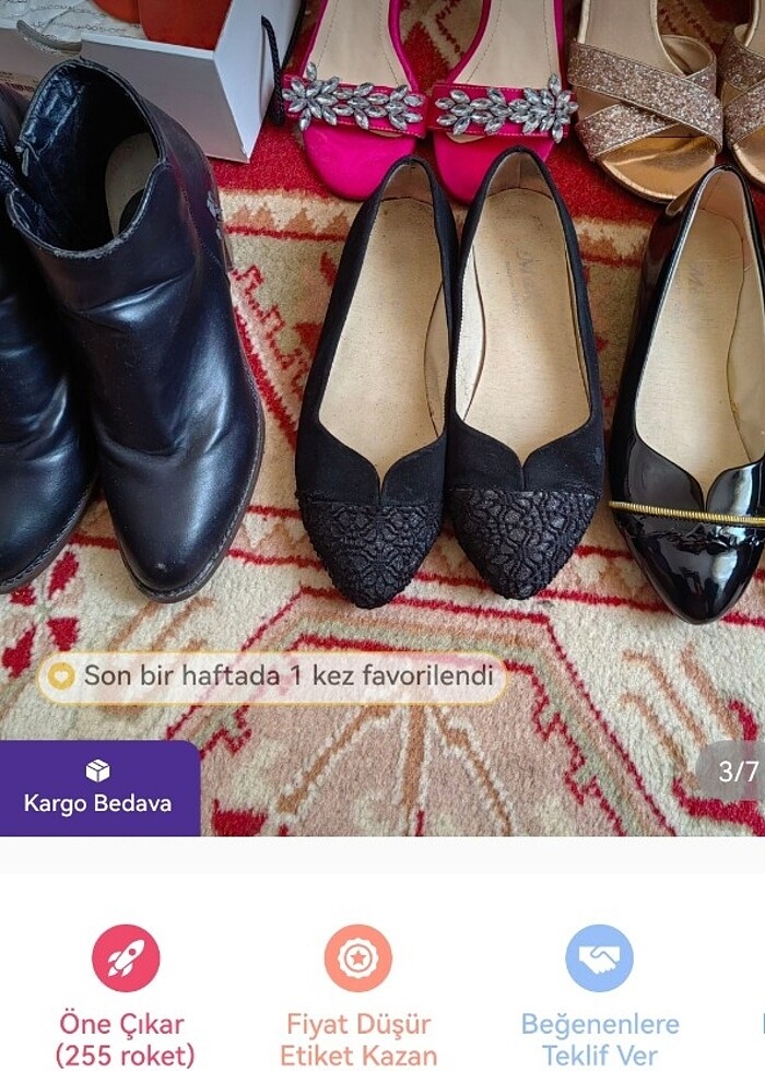 Toplu ayakkabi bot hepside giyilebilir durimda cokaz ufaktefek s - Görsel 2