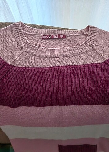 Mükemmel Pembe Triko Kazak - Görsel 2