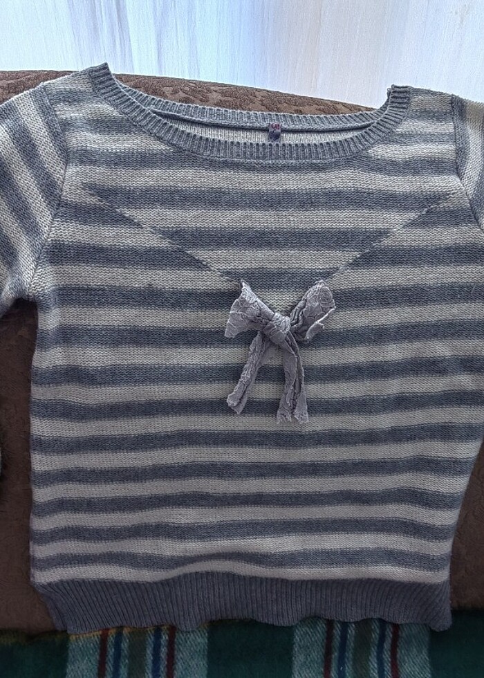 Mükkemel Gri Triko Kazak  - Görsel 3