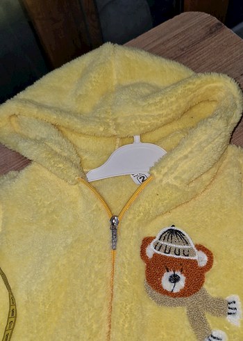 Sarı Peluş Bebek Tulum - Görsel 5