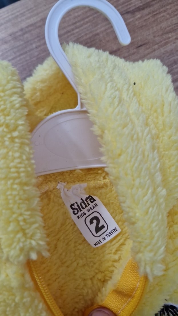 Sarı Peluş Bebek Tulum - Görsel 3