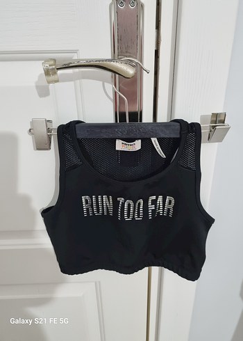 Kız Çocuk Siyah Biker Tarzı Atlet - Görsel 2