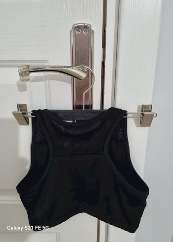 Kız Çocuk Siyah Biker Tarzı Atlet - Görsel 5