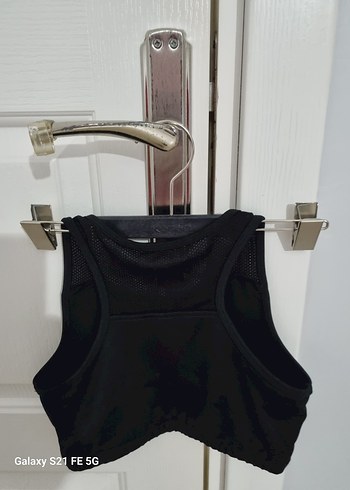 Kız Çocuk Siyah Biker Tarzı Atlet - Görsel 6