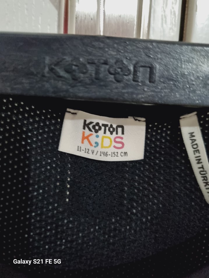 Kız Çocuk Siyah Biker Tarzı Atlet - Görsel 3