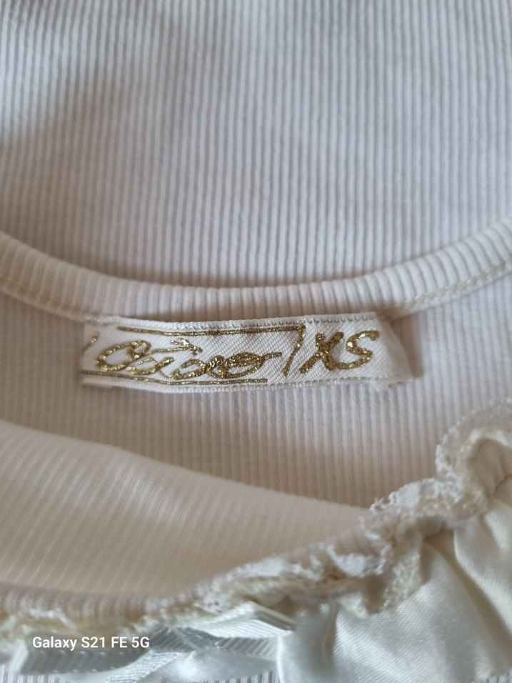 Kız Çocuk Beyaz İnce Askılı Atlet - Görsel 3