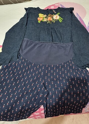46  beden hamilelik giyim takım - Görsel 7