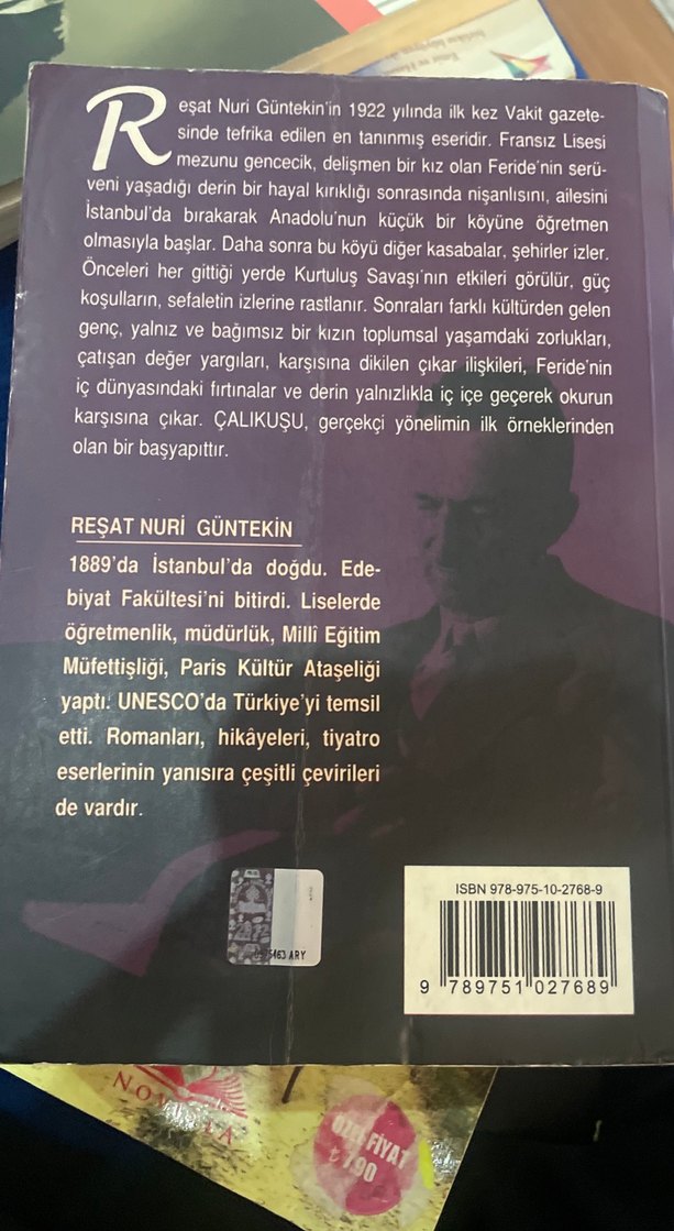 Reşat Nuri Güntekin - Çalıkuşu Romanı - Görsel 2