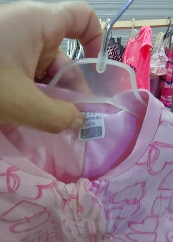 LC Waikiki Kız Çocuk Pembe Düğmeli Polar Tulum