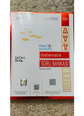 2022 Yılı Üçdörtbeş TYT soru bankası. 