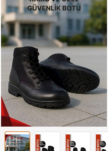 Siyah Erkek Bot - Görsel 5