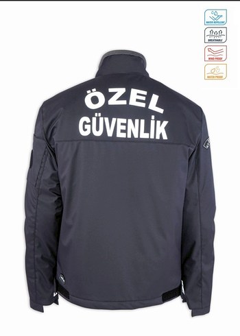 Gri Kemerli iç dış güvenlik montu - Görsel 2