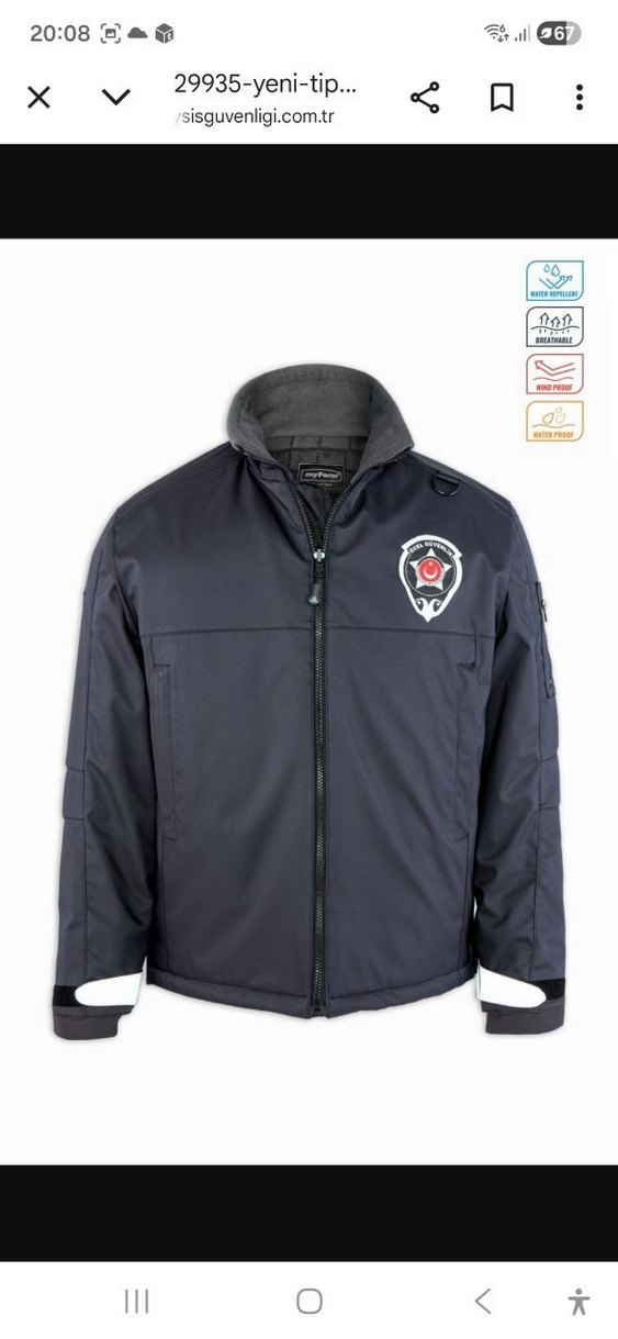 Gri Kemerli iç dış güvenlik montu - Görsel 3