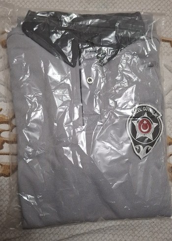 Gri uzun Kollu Polo Yaka güvenlik kazağı - Görsel 2