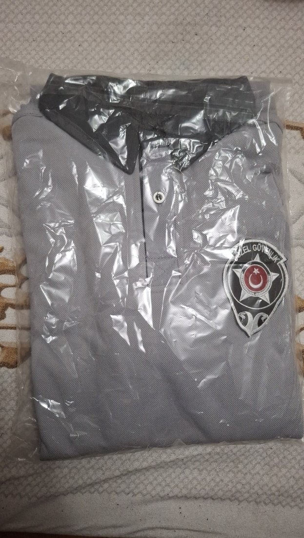 Gri uzun Kollu Polo Yaka güvenlik kazağı - Görsel 2