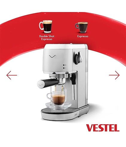 Vestel Barista yarı otomatik espresso makinası