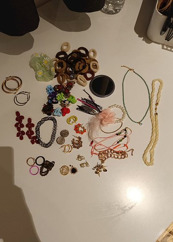 Boncuklu Çok Renkli Bohem Kız Aksesuarları