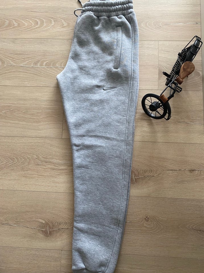 3 iplik kalın Gri Erkek Eşofman Altı - Görsel 2