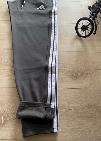 Erkek Gri Adidas Fermuarlı Eşofman Altı - Görsel 4