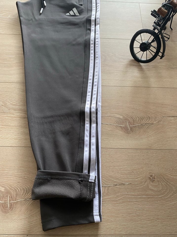 Erkek Gri Adidas Fermuarlı Eşofman Altı - Görsel 4