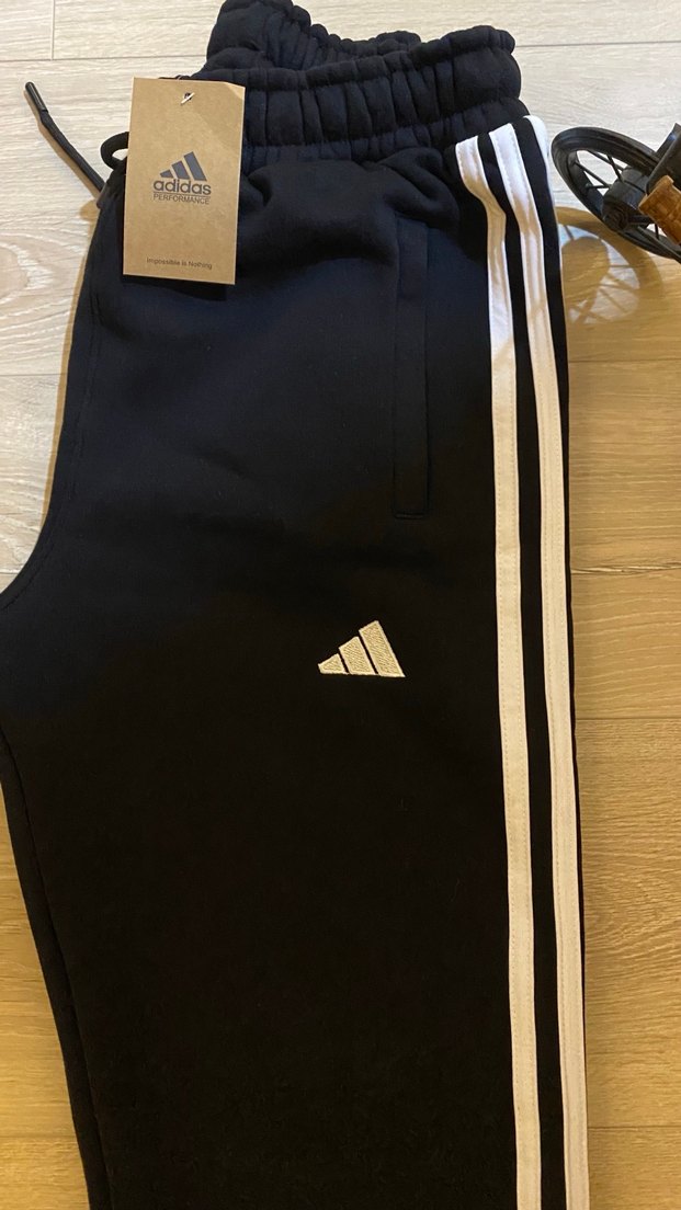 Erkek Siyah Adidas Eşofman Altı - Görsel 2