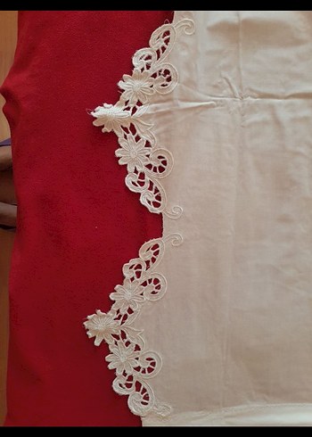 Nakışlı Beyaz iş karyola takimi - Görsel 2