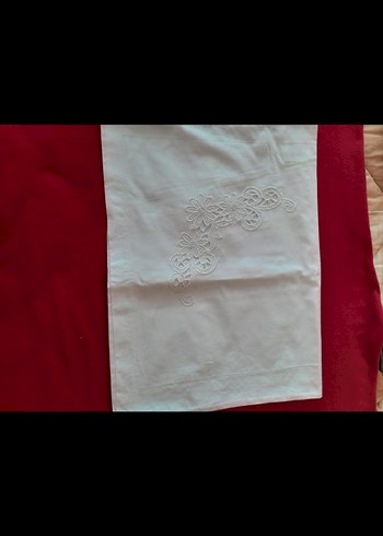 Nakışlı Beyaz iş karyola takimi - Görsel 5