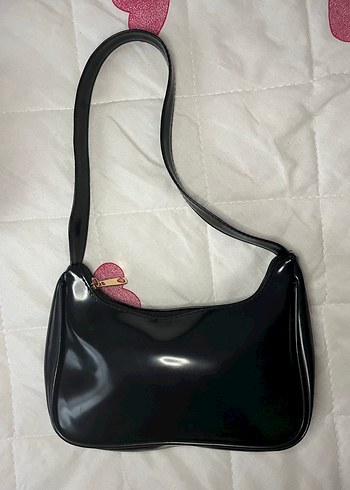 Bordo Siyah Çanta - Görsel 4