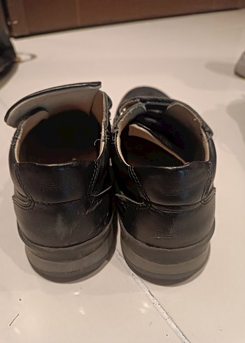 Ortopedia ortopedik tabanlı Siyah Cırtlı Özel Ayakkabı - Görsel 2