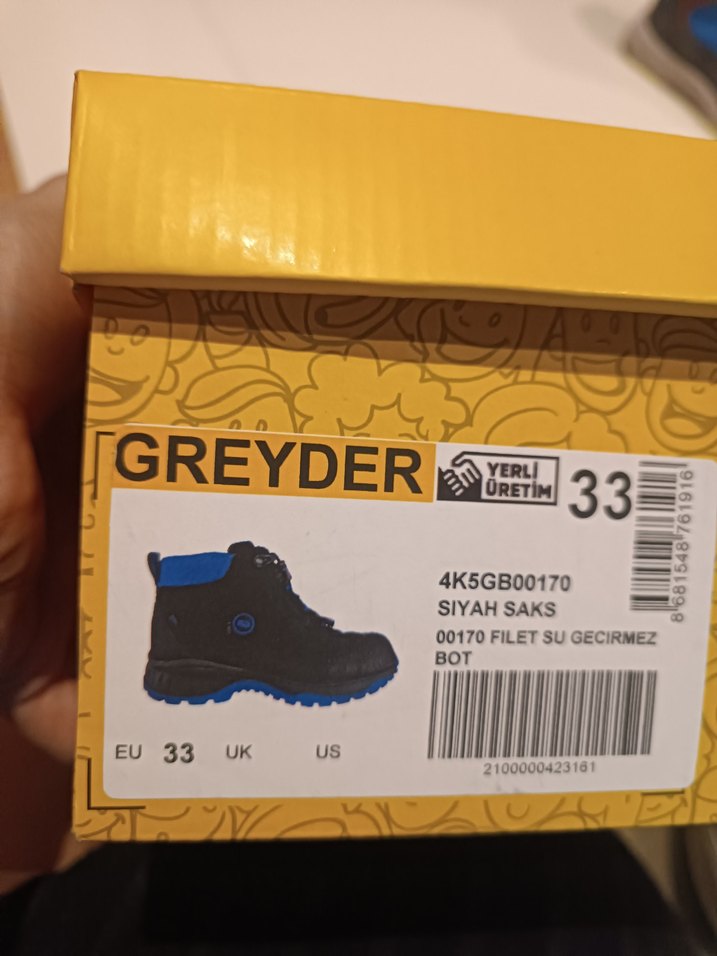 Siyah Erkek Çocuk Street Wear Botları - Görsel 4