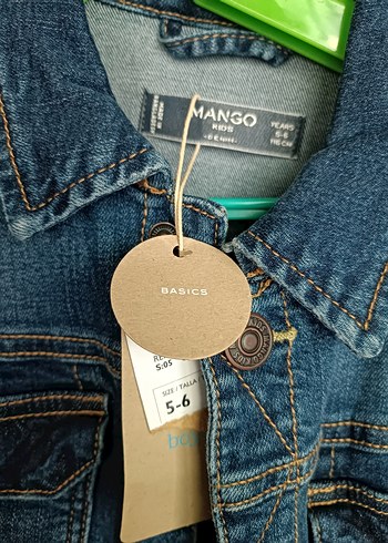 Çocuk Mango Denim Ceket - Görsel 4