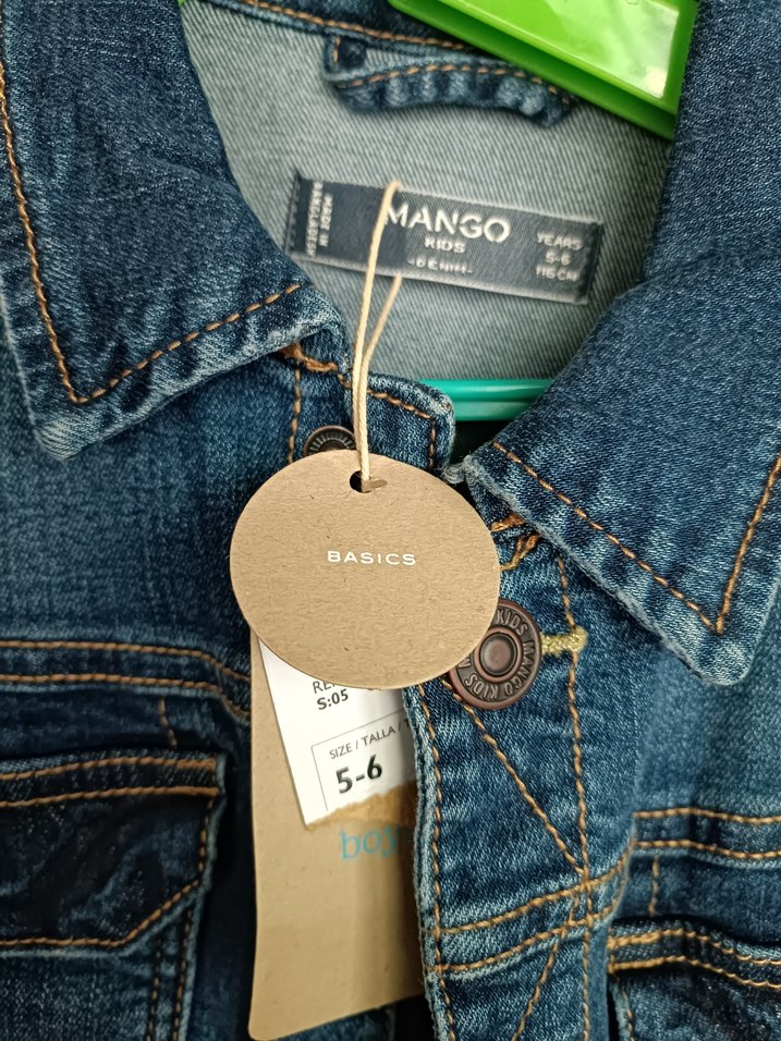 Çocuk Mango Denim Ceket - Görsel 4
