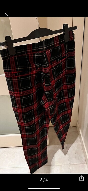 s Beden Zara Ekose Pantalon