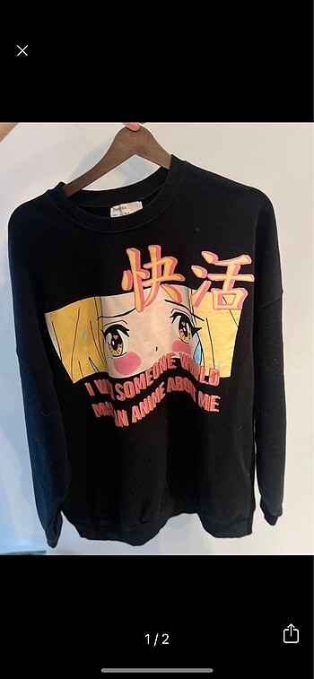 Bershka Anime sweatshirt