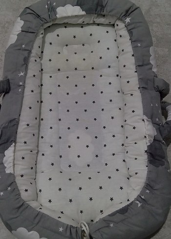 Gri Nakışlı Çocuk Uyku Minderi - Görsel 4