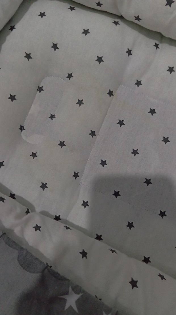 Gri Nakışlı Çocuk Uyku Minderi - Görsel 5