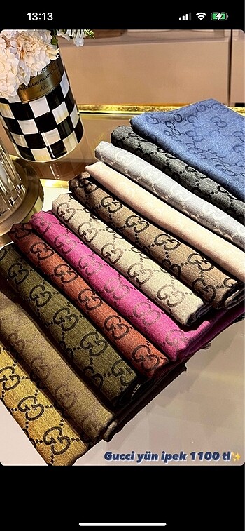 Gucci yün ipek