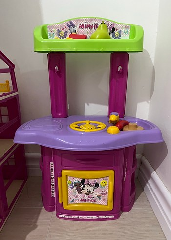 Renkli Minnie Mutfak Oyuncak Seti