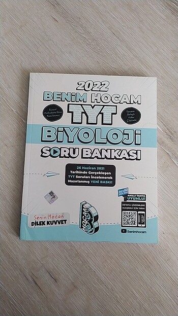 BENİM HOCAM YAYINLARI 2022 BİYOLOJİ SORU BANKASI 