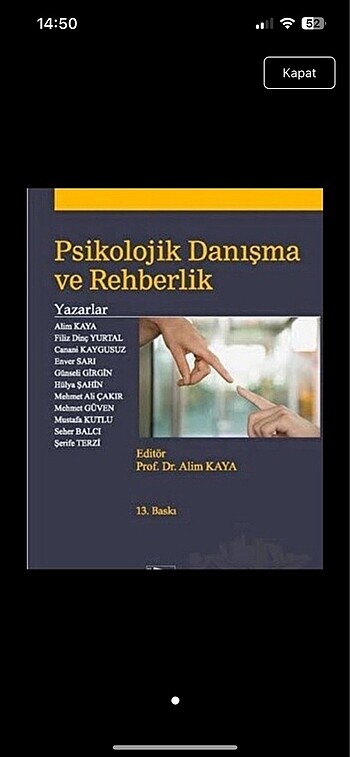 Psikolojik danışmanlık ve rehberlik