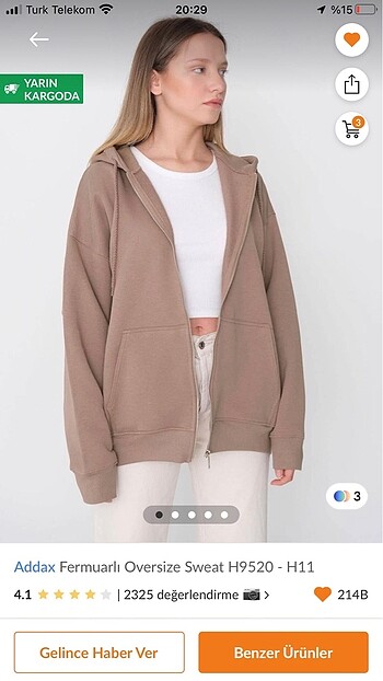 Addax Fermuarlı sweat